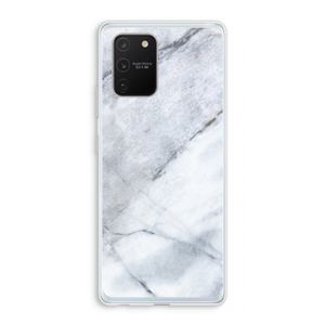 Witte marmer: Samsung Galaxy S10 Lite Transparant Hoesje
