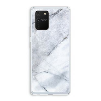 Witte marmer: Samsung Galaxy S10 Lite Transparant Hoesje