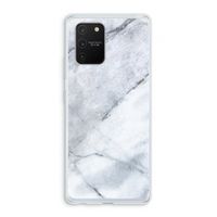 Witte marmer: Samsung Galaxy S10 Lite Transparant Hoesje
