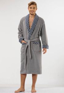 Luxe kamerjas heren grijs-xxl
