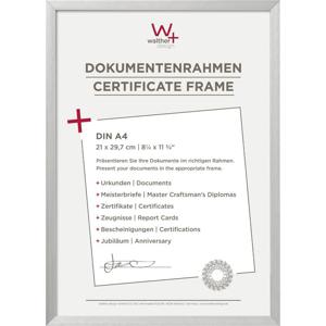 walther+ design AJ130S Wissellijst Papierformaat: DIN A4 Zilver