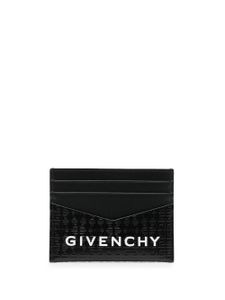 Givenchy porte-cartes à logo 4G imprimé - Noir