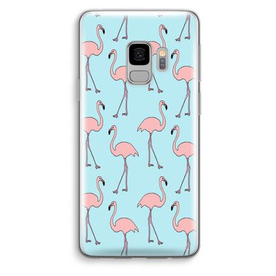 Anything Flamingoes: Samsung Galaxy S9 Transparant Hoesje