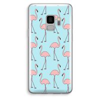 Anything Flamingoes: Samsung Galaxy S9 Transparant Hoesje Anything Flamingoes: Samsung Galaxy S9 Transparant Hoesje