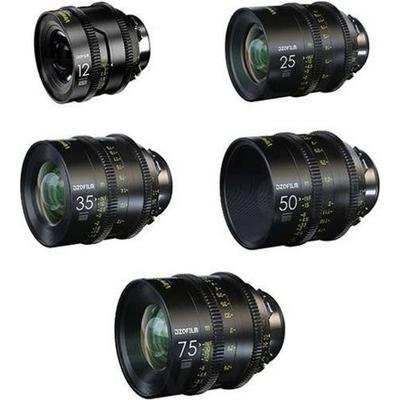 DZOFilm Vespid Prime 5-lens Kit - PL & EF mount (12/25/35/50/75mm T2.1) with case