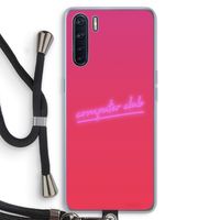 Vice Glow: Oppo A91 Transparant Hoesje met koord