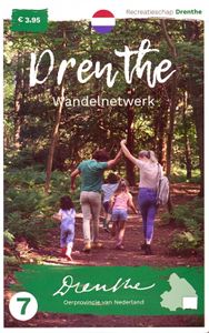 Wandelknooppuntenkaart 7 Wandelnetwerk Drenthe Emmen - Coevorden | Rec