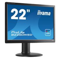 iiyama ProLite B2280WSD - 22 inch - 1680x1050 - DVI - VGA - Zwart
