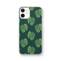 Monstera leaves: iPhone 12 Transparant Hoesje