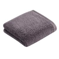 Vossen Vossen handdoek Vegan Life dunkelgrau 60x110