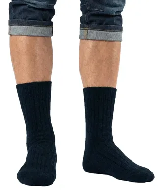 Angro Heren sokken - badstof zool - Heavy Terry - Dikke warme wollen sokken met dikke zool - Stevige werksokken