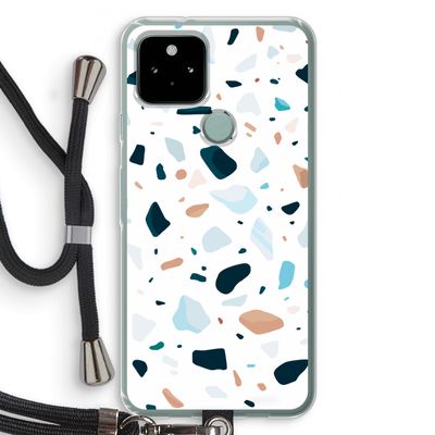 Terrazzo N°13: Pixel 5 Transparant Hoesje met koord