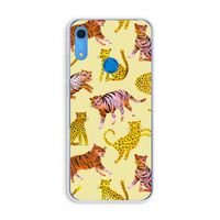 Cute Tigers and Leopards: Huawei Y6s Transparant Hoesje