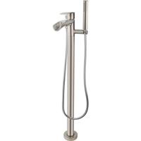 Wiesbaden Lima Vrijstaande Badmengkraan met Waterval - Geborsteld Staal