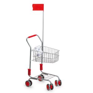 Small Foot - winkelwagen met poppenzitje en vlag