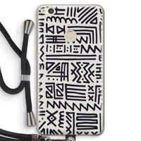 Marrakech print: Huawei Ascend P8 Lite (2017) Transparant Hoesje met koord