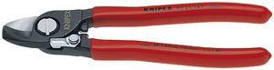 Knipex Kabelschaar met openingsveer met kunststof bekleed 165 mm - 9521165