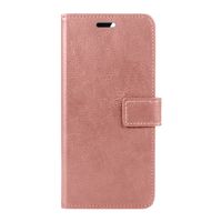 Basey iPhone 15 Pro Max Hoesje Bookcase Hoes Flip Case Book Cover - iPhone 15 Pro Max Hoes Book Case Hoesje - Rose Goud