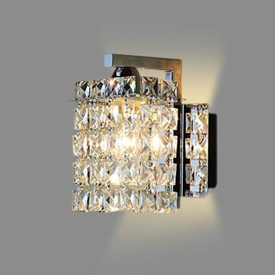 Enkele hoofd creatieve eenvoudige moderne slaapkamer woonkamer gangpad corridor Crystal muur lamp met 5W LED lichtbron