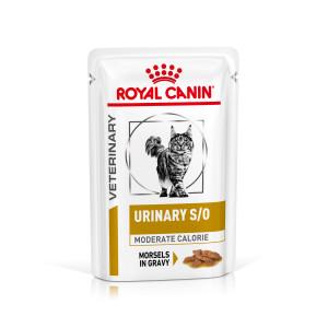 Royal Canin Veterinary Urinary S/O Moderate Calorie natvoer kat 1 doos (12 x 85 g)