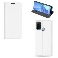 OPPO A53 | A53s | Bookcase | Hoesje Wit met Pashouder