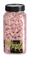 Marbles roze fles 1 kilogram - Mica Decorations