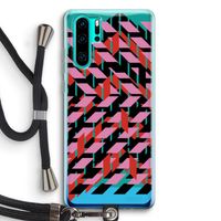 Skew Blush 2: Huawei P30 Pro Transparant Hoesje met koord