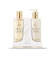 Nectarine blossom & grapefruit body care duo