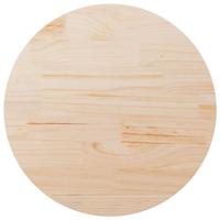 Tafelblad Ø80x2,5 cm massief grenenhout