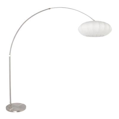 Steinhauer BooglampSparkled Light metaal met witte kap - 3806ST