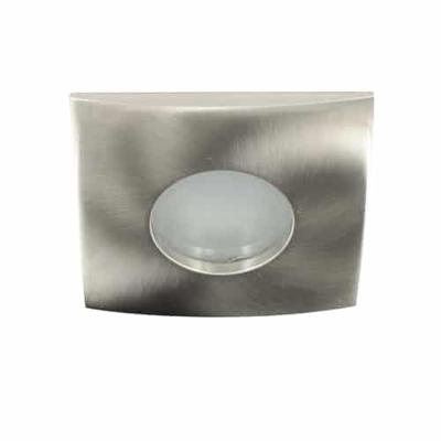 LED spot Calisto GU10 4Watt vierkant NIKKEL IP65 dimbaar