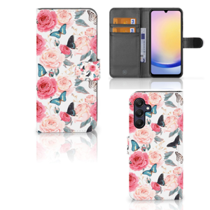 Samsung Galaxy A25 Hoesje Butterfly Roses