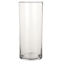 1x Glazen cilinder vaas/vazen 48 cm rond