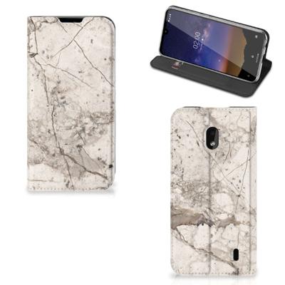 Nokia 2.2 | Standcase | Marmer Beige