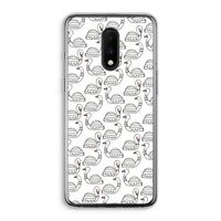 Zwanen: OnePlus 7 Transparant Hoesje