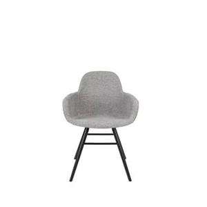 Zuiver Albert Kuip Soft Eetkamerstoelen armleuning Grijs - Set van 2