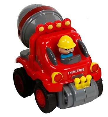 TOM bouwvoertuig mortel junior 10,5 cm rood