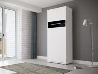 Opklapbed HOUDI 90x200 cm wit/zwart