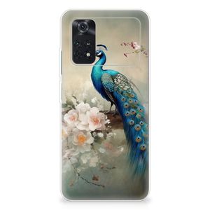 TPU Hoesje voor Xiaomi Poco M4 Pro 4G Vintage Pauwen