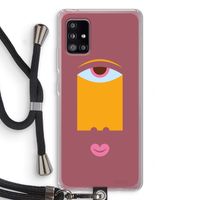 Mono V: Samsung Galaxy A51 5G Transparant Hoesje met koord