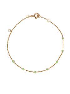 We by WHITEbIRD bracelet Holly en or 18ct serti de tsavorites - Vert