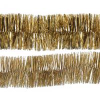 Decoris folie kerstslingers 2x stuks - goud - kunststof - 270 cm - Kerstslingers - thumbnail