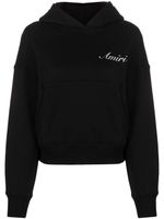 AMIRI hoodie en coton à logo brodé - Noir