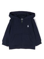 POLO RALPH LAUREN KIDS veste zippée à capuche - Bleu