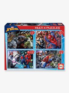 4 progressieve puzzels Spiderman - EDUCA meerkleurig