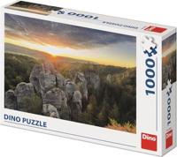 DinoToys Dino puzzel - panorama van de rocky mountains - 1000 stukjes