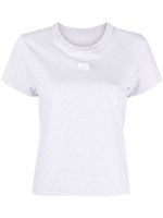 Alexander Wang logo patch short-sleeve T-shirt - Gris