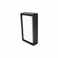 LED buitenlamp SG Frame zwart 3000K lichtdonkersensor verticaal en horizontaal te monteren LED buitenlamp SG Frame zwart 3000K lichtdonkersensor verticaal en horizontaal te monteren