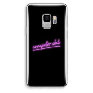 Vice Black: Samsung Galaxy S9 Transparant Hoesje