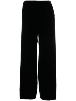 TOTEME pantalon en velours à coupe ample - Noir